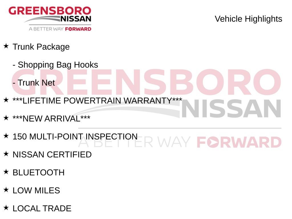 Certified 2025 Nissan Versa SV w/ Trunk Package FWD image 9