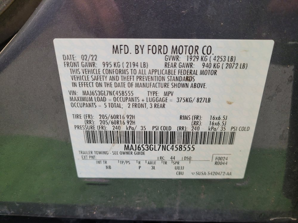 Used 2022 Ford EcoSport SE AWD/4WD image 33