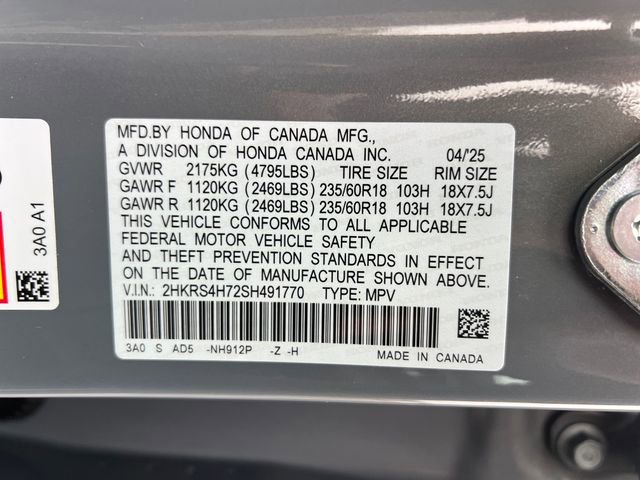 Certified 2025 Honda CR-V EX-L image 17