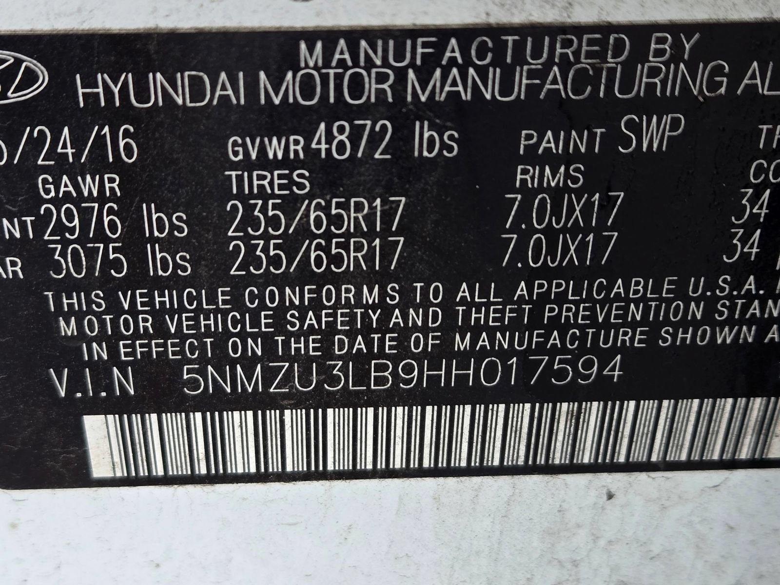Used 2017 Hyundai Santa Fe Sport FWD image 13