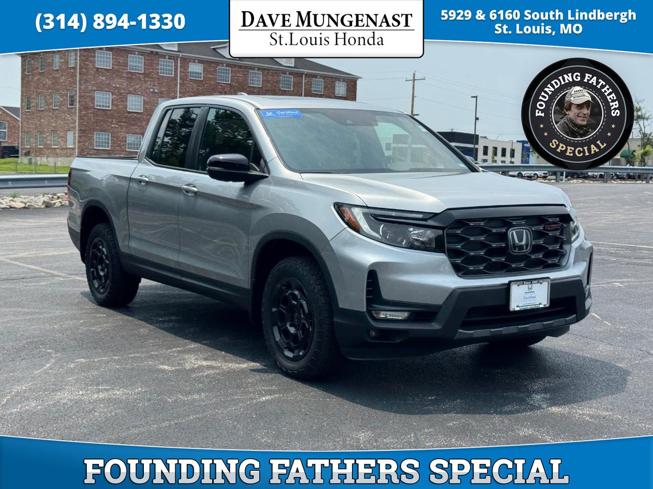 Certified 2025 Honda Ridgeline TrailSport+