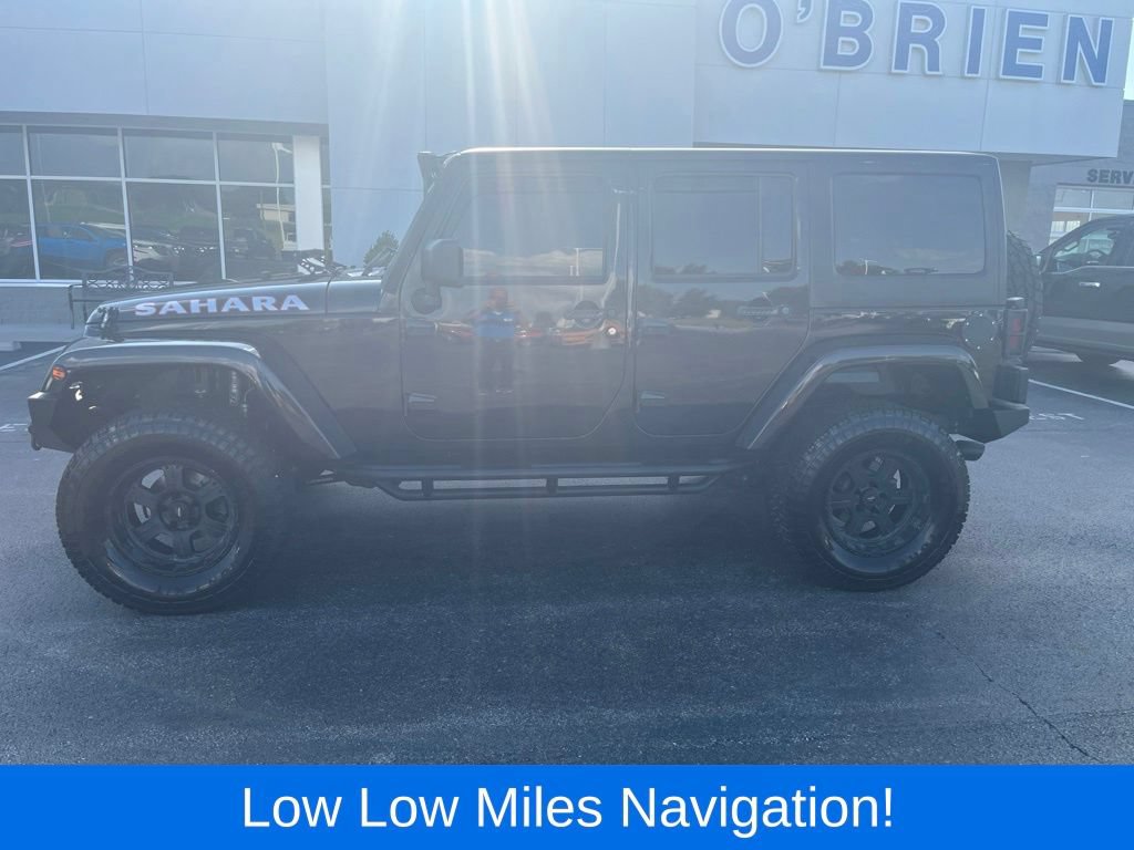 Used 2015 Jeep Wrangler Unlimited Sahara w/ Max Tow Package AWD/4WD image 2