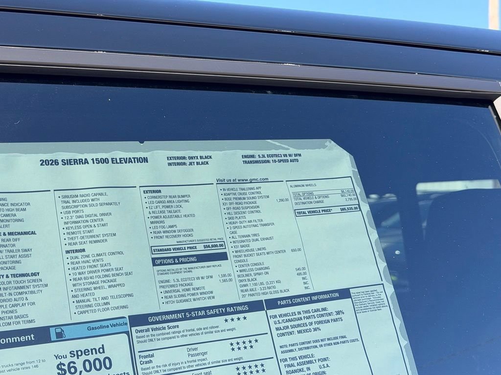 New 2026 GMC Sierra 1500 Elevation w/ Preferred Package AWD/4WD image 20