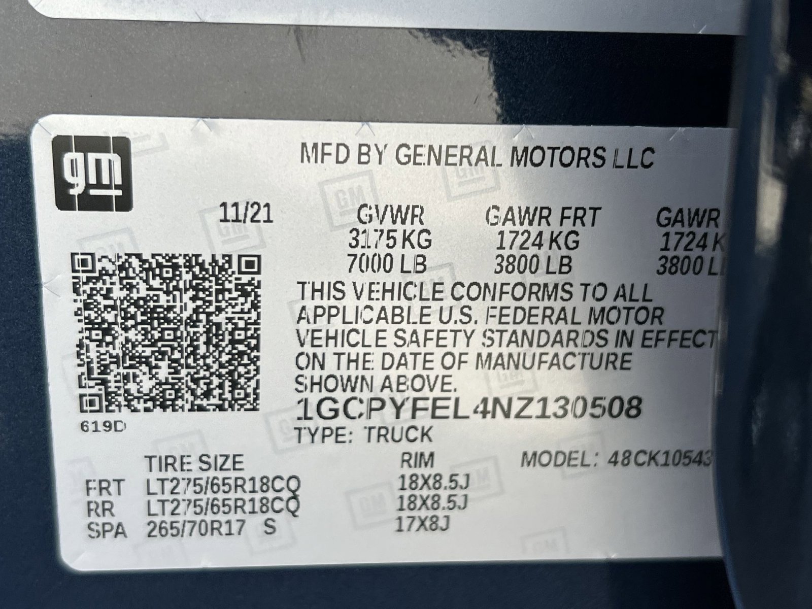 Used 2022 Chevrolet Silverado 1500 LT Trail Boss w/ Bed Protection Package AWD/4WD image 35