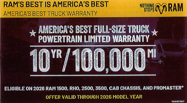 New 2026 RAM ProMaster 2500 w/ Quick Order Package 22G SLT FWD image 2