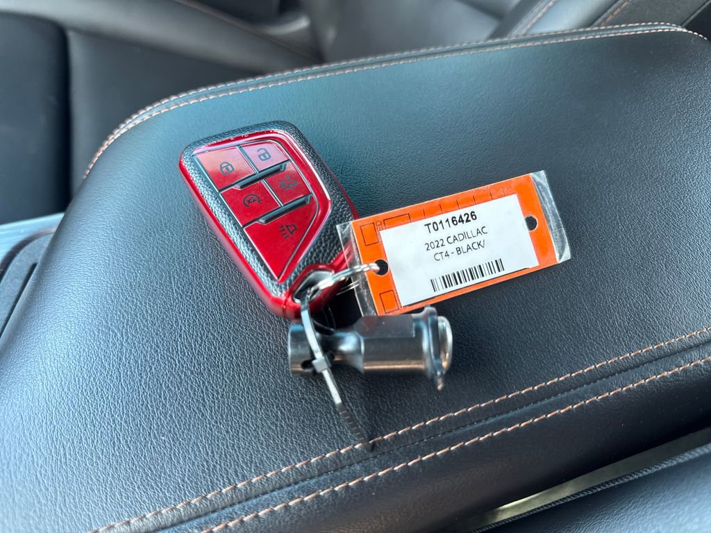 Used 2022 Cadillac CT4 Sport w/ LPO, ONYX Package AWD/4WD image 29