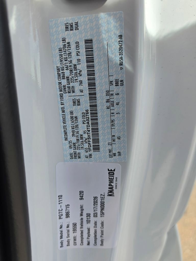New 2026 Ford F550 4x4 Regular Cab Super Duty image 49