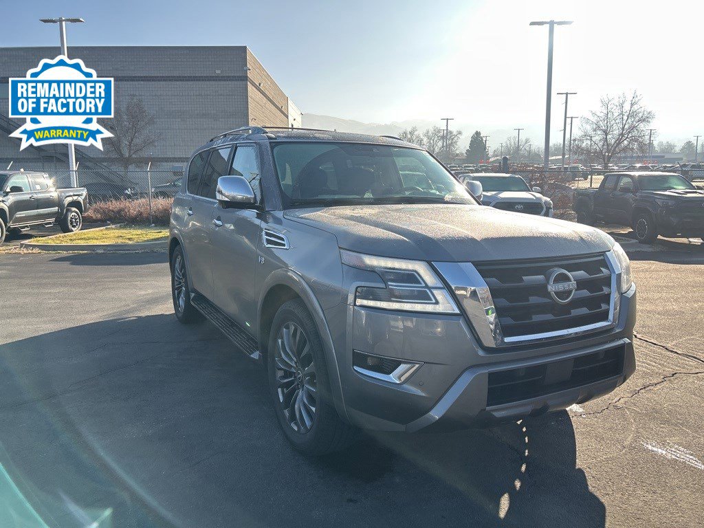 Used 2022 Nissan Armada Platinum w/ Captain's Chairs Package image 1