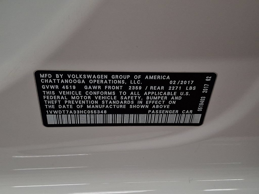 Used 2017 Volkswagen Passat 1.8T R-Line FWD image 24