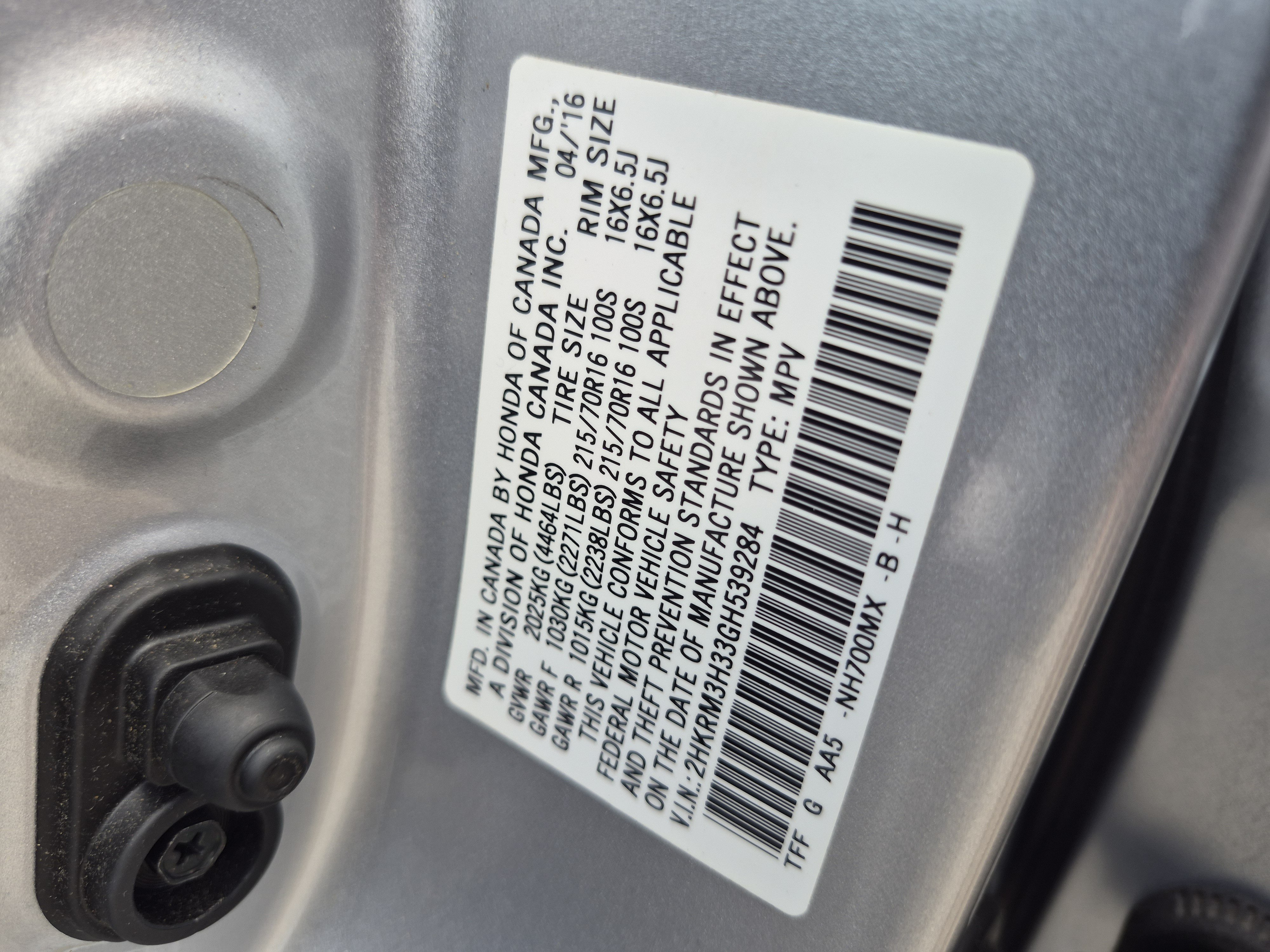 Used 2016 Honda CR-V LX image 28
