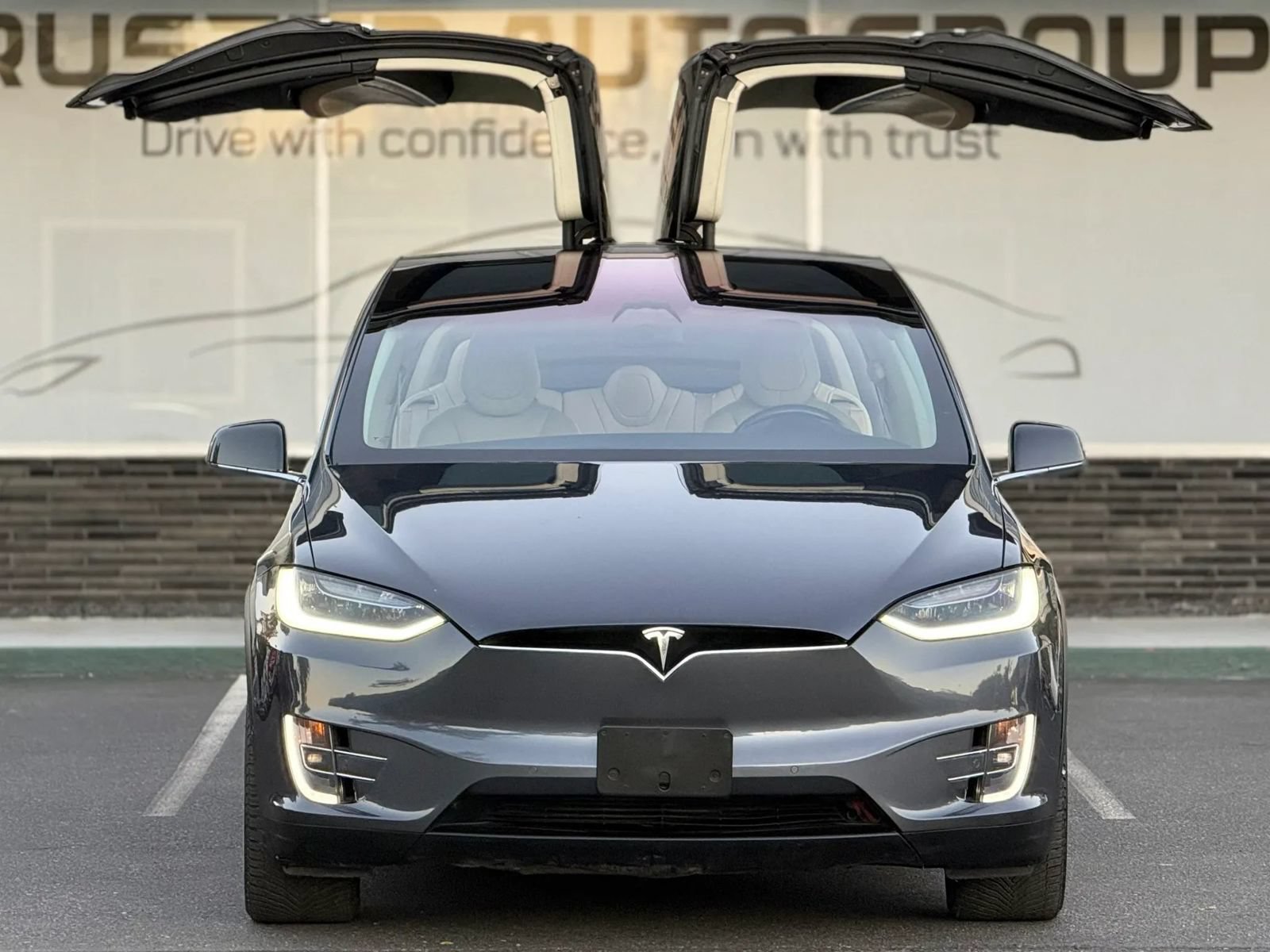Used 2017 Tesla Model X 100D AWD/4WD image 2