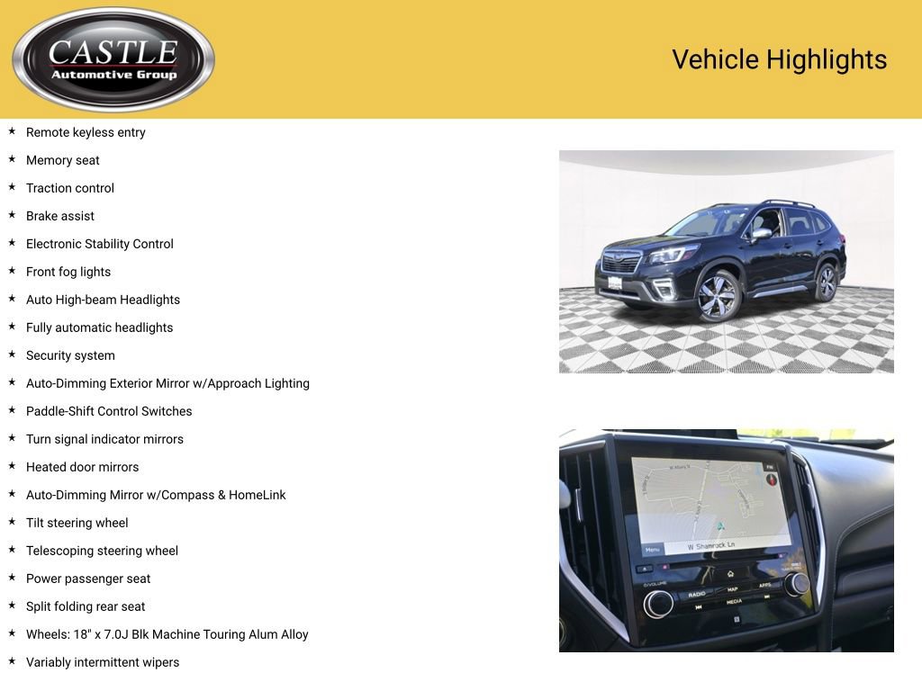 Used 2021 Subaru Forester Touring w/ Popular Package #2 image 7