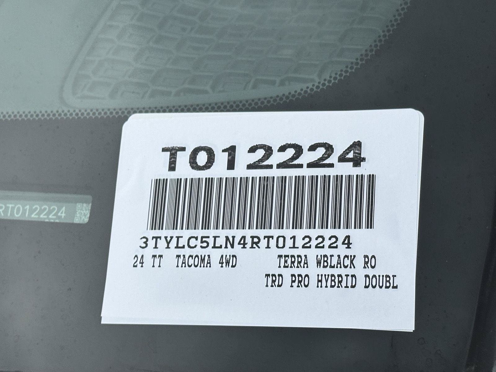 Certified 2024 Toyota Tacoma TRD Pro AWD/4WD image 14