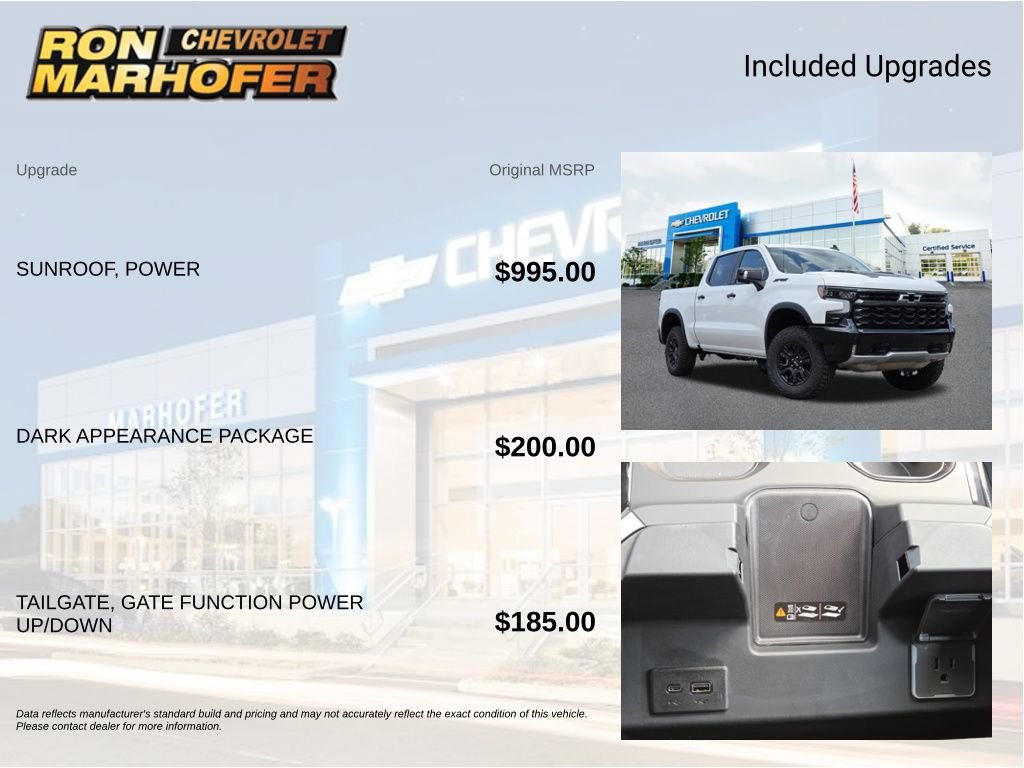New 2026 Chevrolet Silverado 1500 ZR2 w/ Dark Appearance Package AWD/4WD image 6