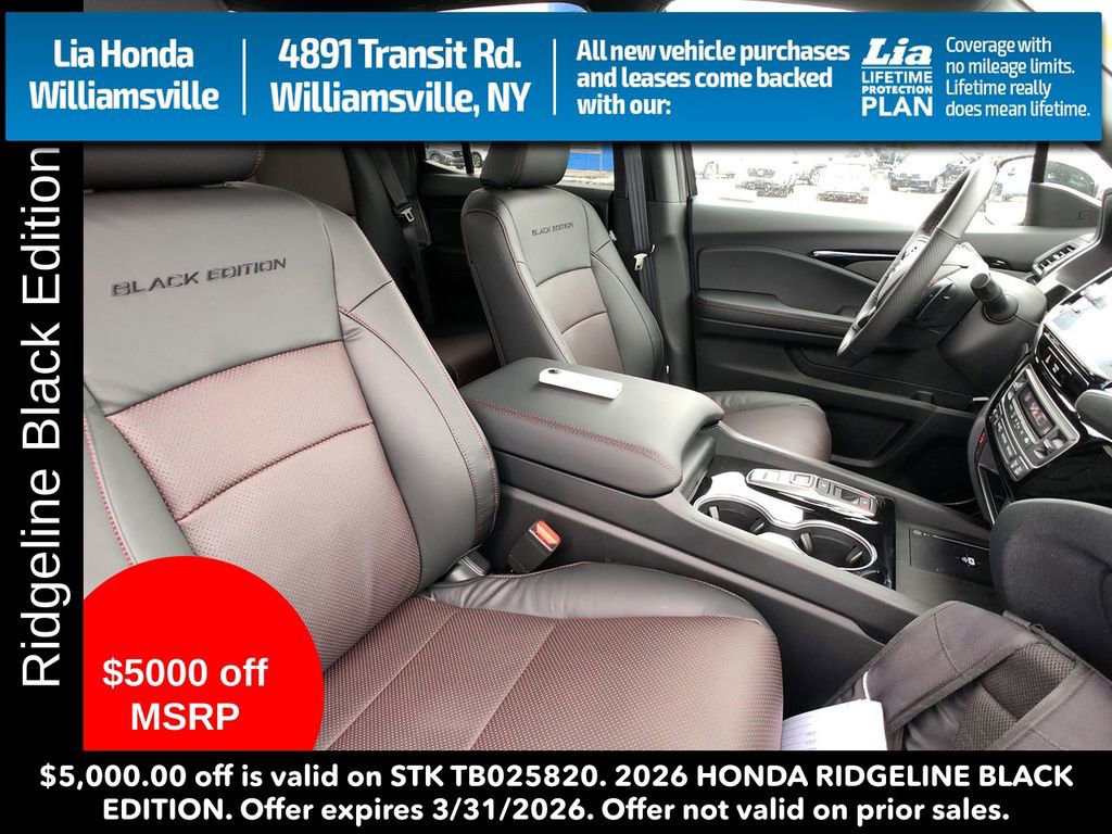 New 2026 Honda Ridgeline Black Edition image 25