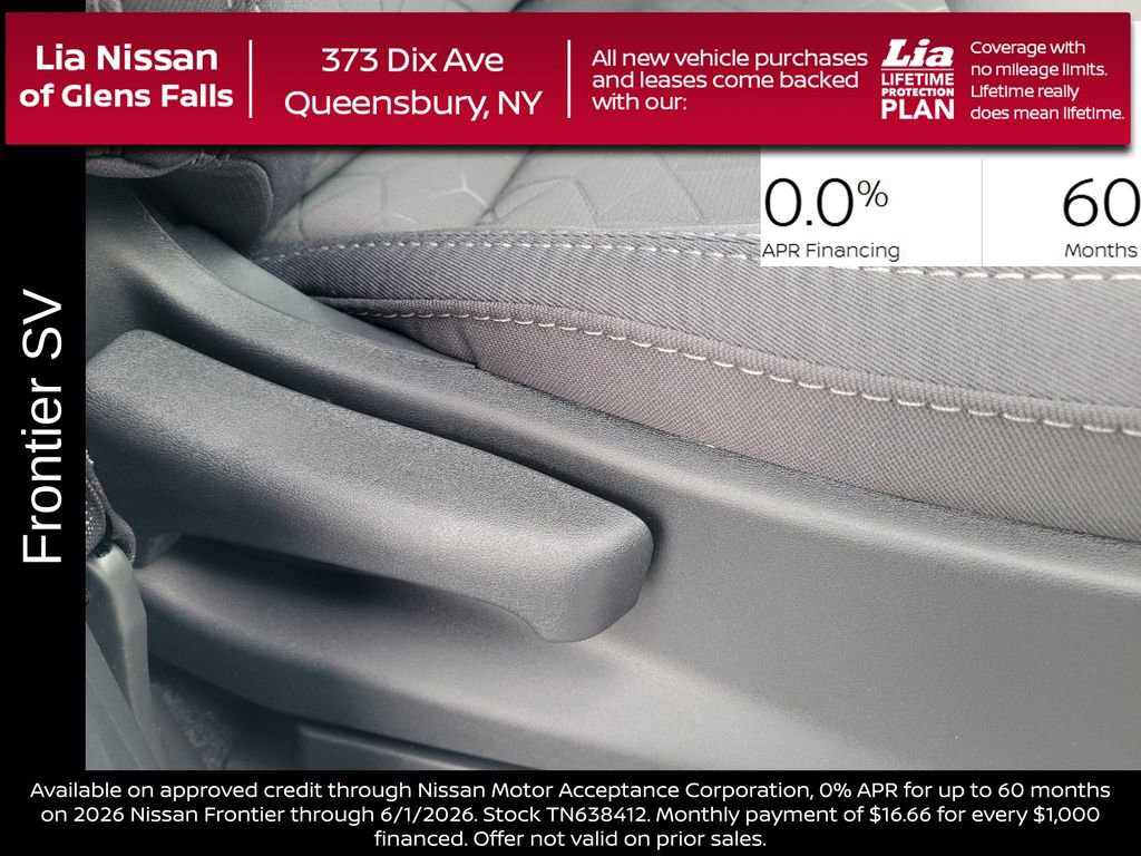 New 2026 Nissan Frontier SV w/ SV Convenience Package AWD/4WD image 34