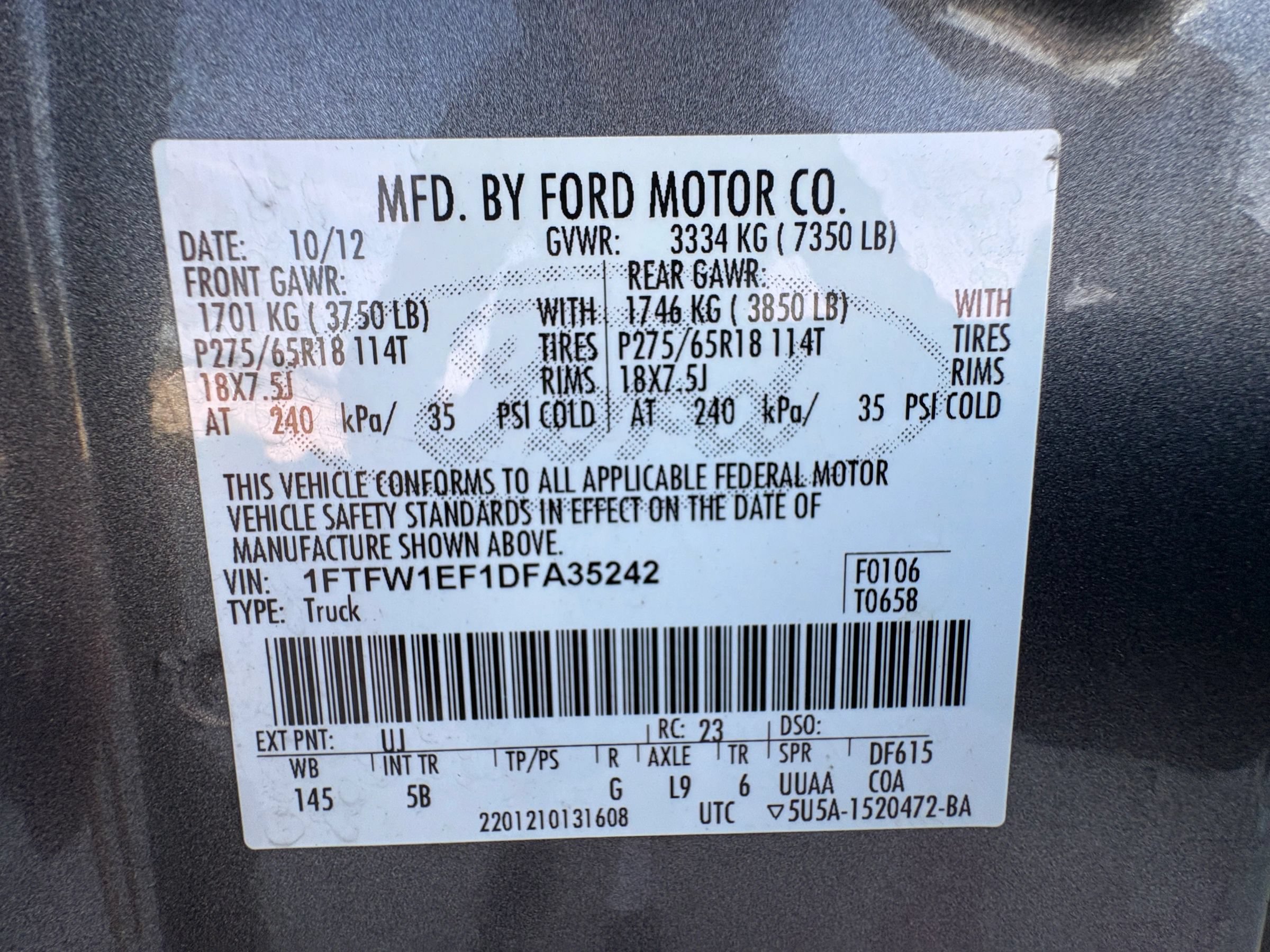 Used 2013 Ford F150 FX4 w/ Luxury Equipment Group AWD/4WD image 40