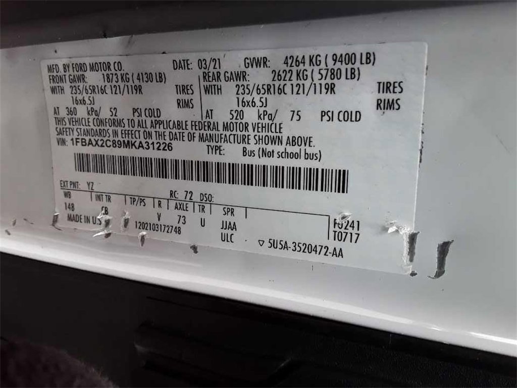 Used 2021 Ford Transit 350 XLT image 23