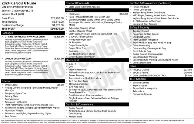 Used 2024 Kia Soul GT-Line w/ Option Group 020 image 13