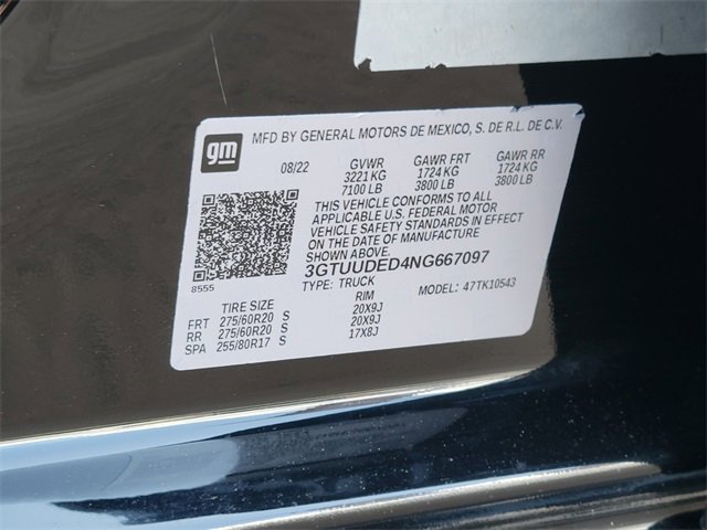 Used 2022 GMC Sierra 1500 SLT image 36