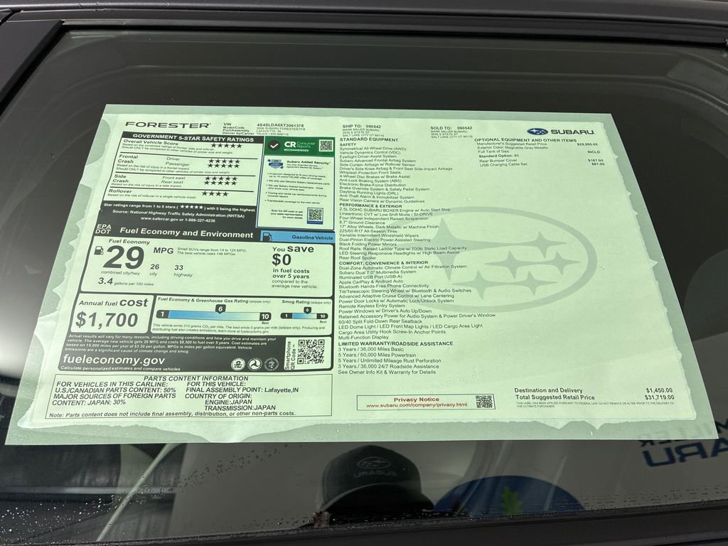 New 2026 Subaru Forester image 10