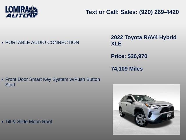 Used 2022 Toyota RAV4 XLE w/ Convenience Package AWD/4WD image 21