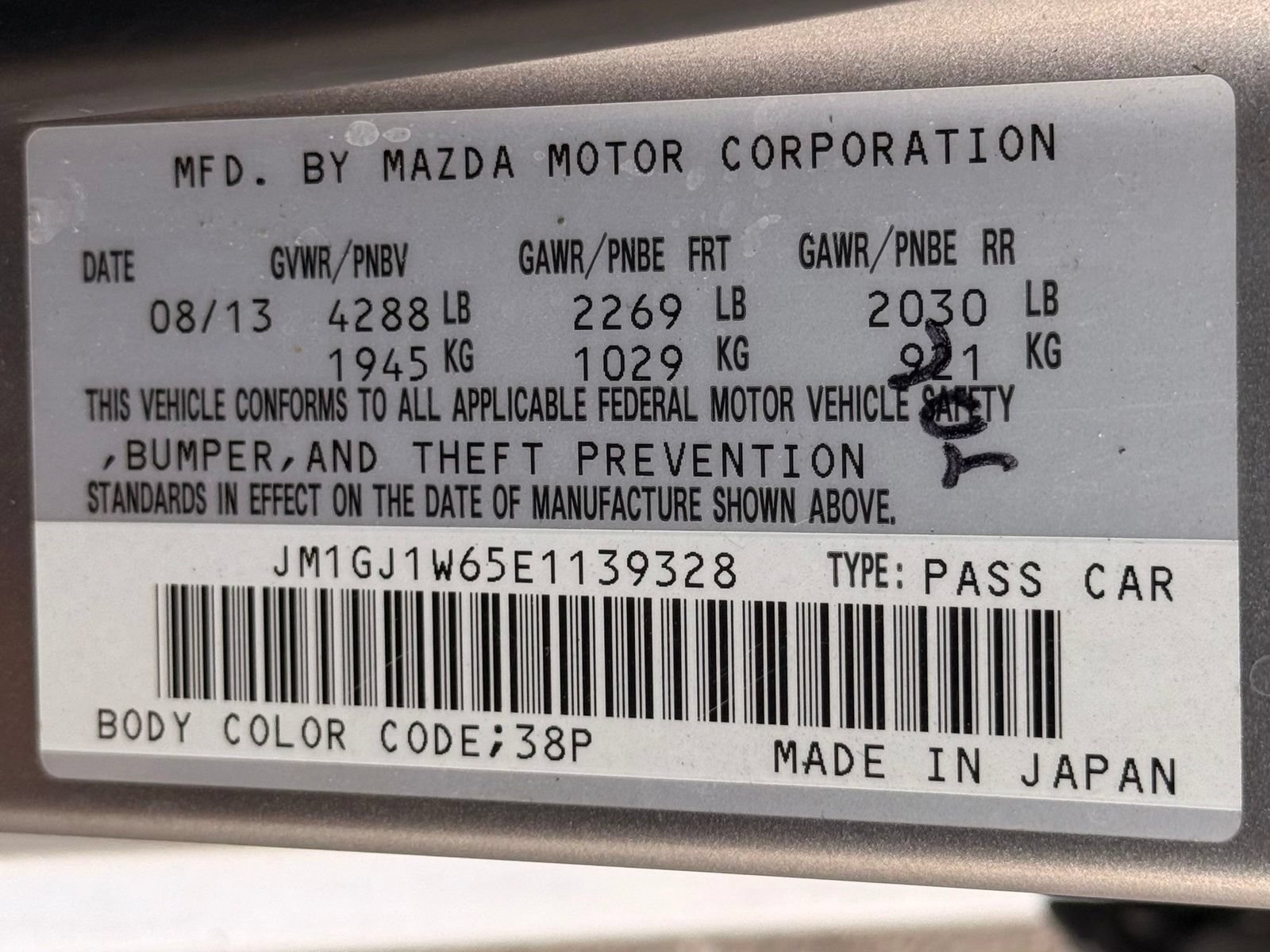 Used 2014 MAZDA MAZDA6 Grand Touring FWD image 41