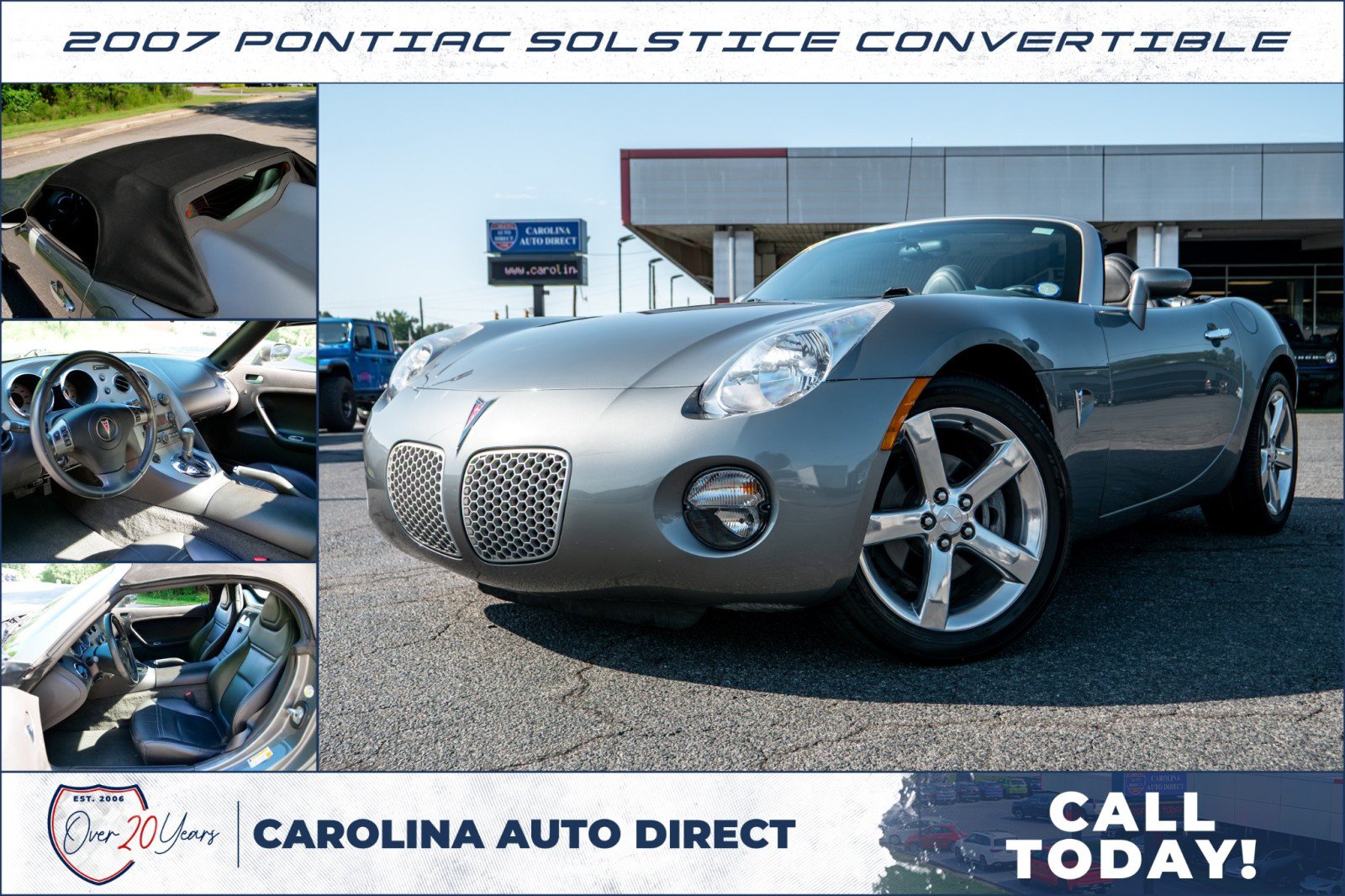 Used 2007 Pontiac Solstice Convertible w/ Premium Package