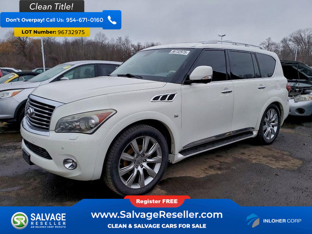 Used 2014 INFINITI QX80 4WD w/ Deluxe Touring Package