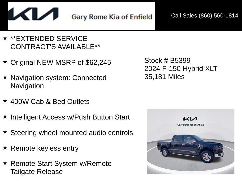 Used 2024 Ford F150 XLT w/ Equipment Group 302A MID AWD/4WD image 24
