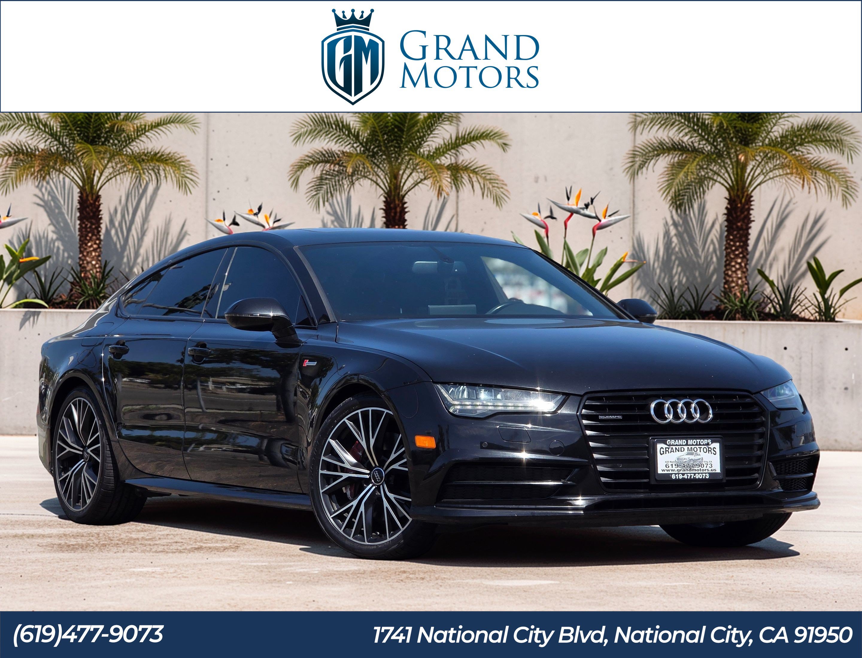Used 2017 Audi A7 3.0T Premium Plus w/ Black Optic Package AWD/4WD image 1