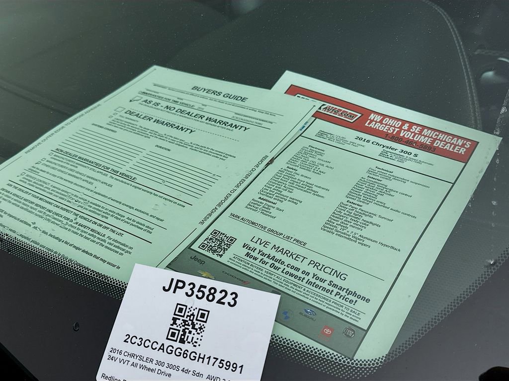 Certified 2016 Chrysler 300 S image 14