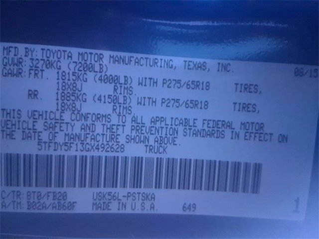 Used 2016 Toyota Tundra SR5 image 18