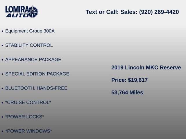 Used 2019 Lincoln MKC Reserve AWD/4WD image 6