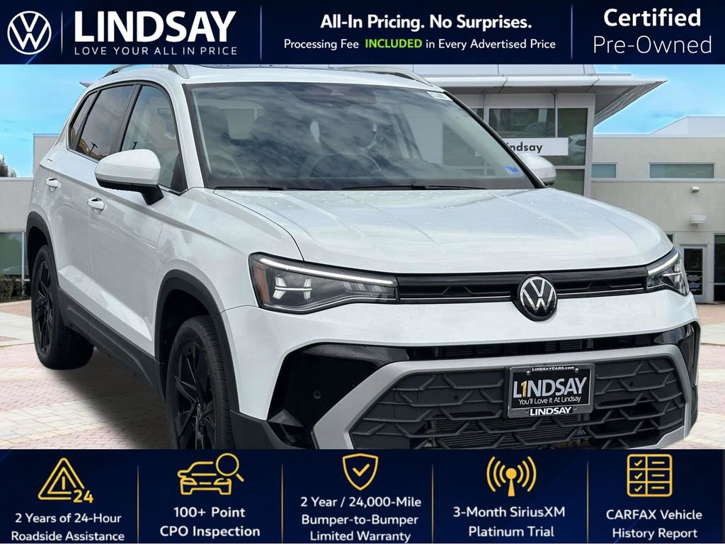 Used 2025 Volkswagen Taos SE FWD image 1