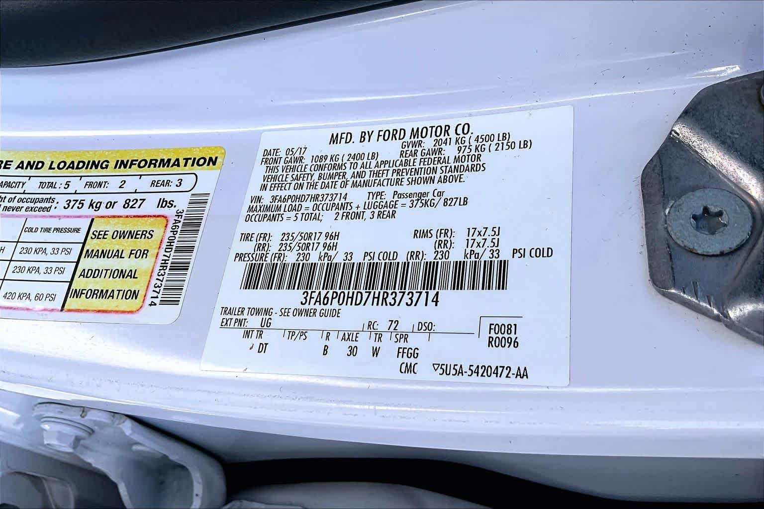Used 2017 Ford Fusion SE w/ Fusion SE Technology Package FWD image 36