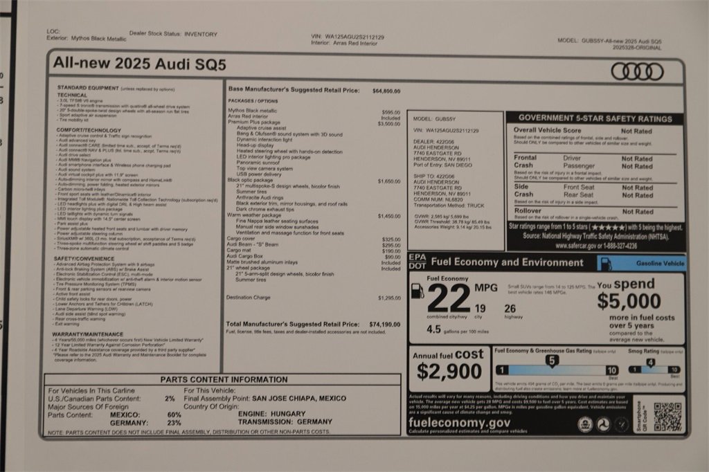 New 2025 Audi SQ5 Premium Plus image 31