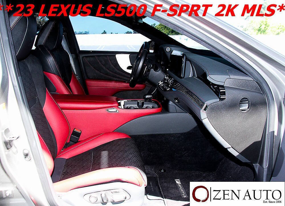 Used 2023 Lexus LS 500 F Sport w/ Cold Weather Package (CK) RWD image 29