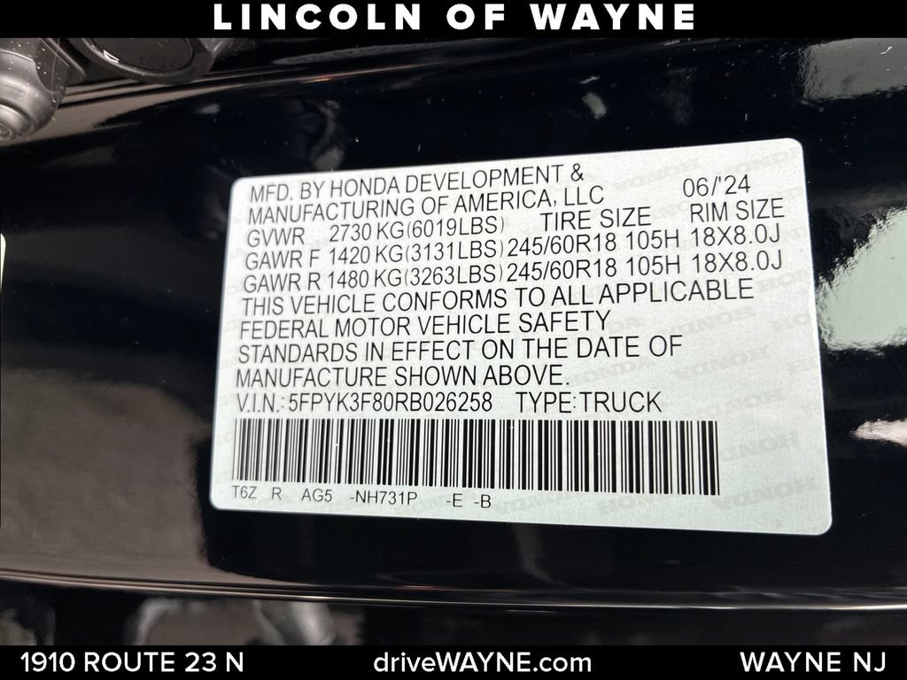 Used 2024 Honda Ridgeline Black Edition image 29