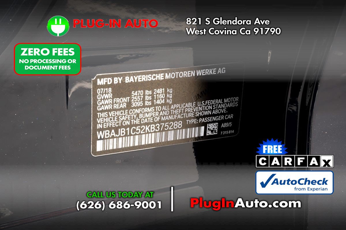 Used 2019 BMW 530e xDrive w/ Premium Package AWD/4WD image 9
