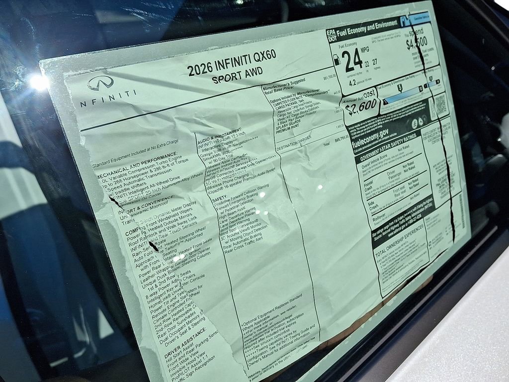New 2026 INFINITI QX60 Luxe w/ Dark Cargo Package image 11