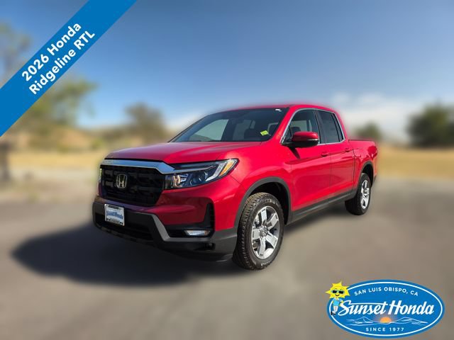 New 2026 Honda Ridgeline RTL