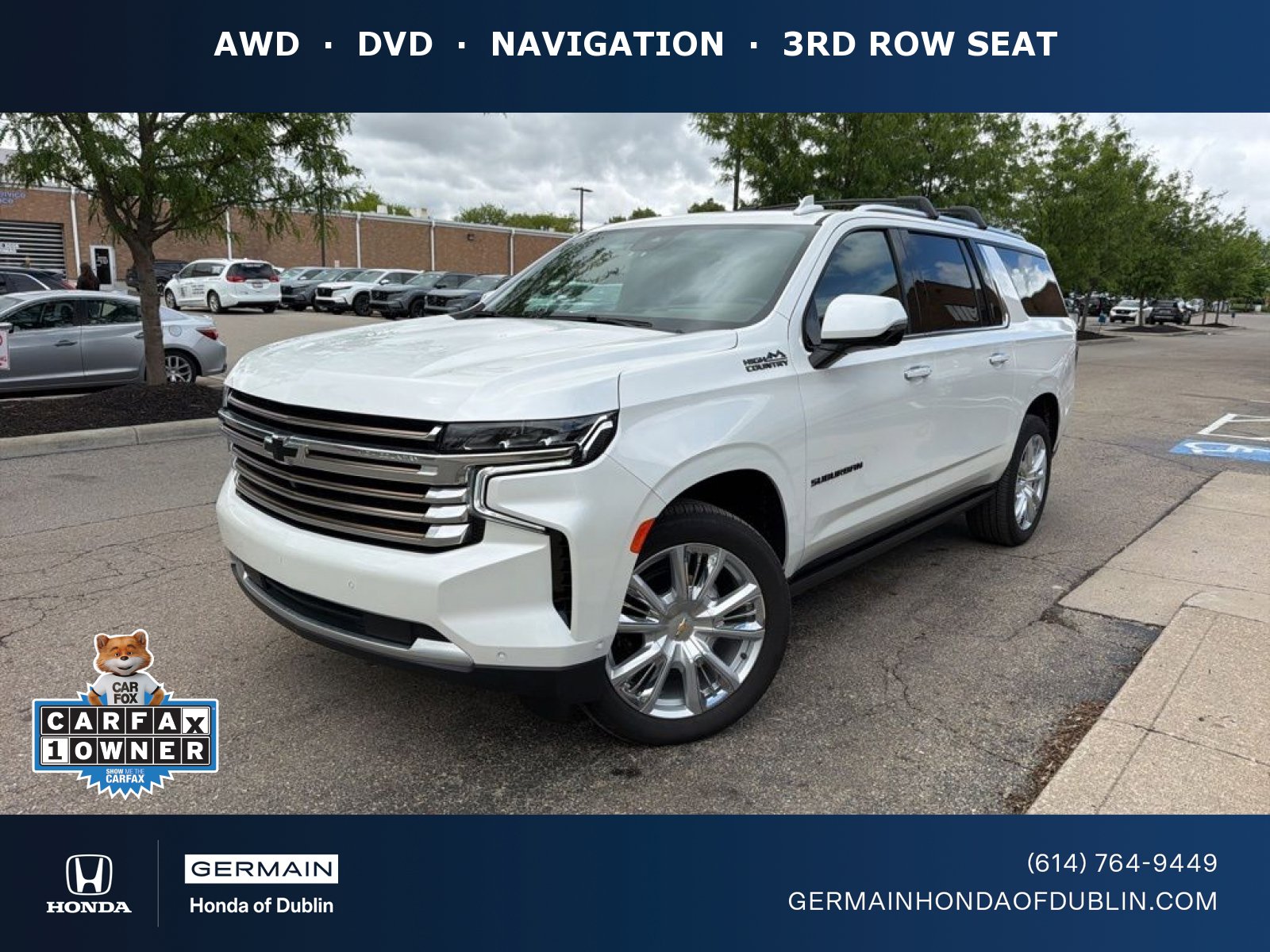 Used 2024 Chevrolet Suburban High Country w/ Advanced Technology Package AWD/4WD image 1
