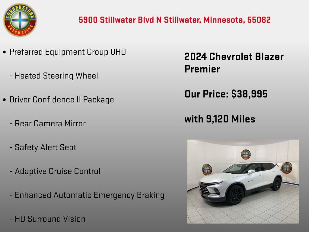 Used 2024 Chevrolet Blazer Premier w/ Driver Confidence II Package image 5