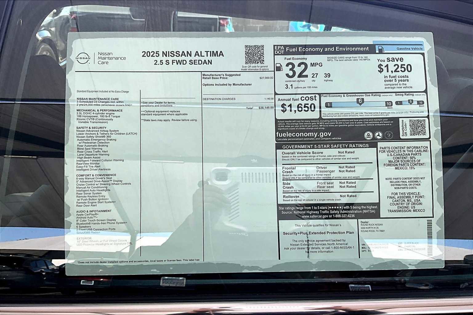 New 2025 Nissan Altima 2.5 S image 19