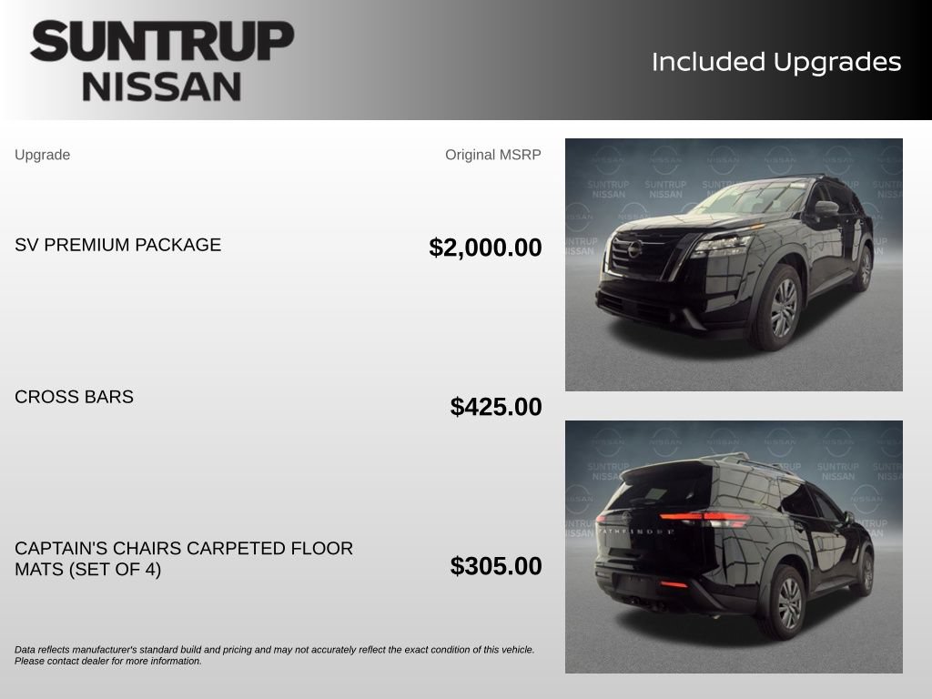 Certified 2025 Nissan Pathfinder SV w/ SV Premium Package FWD image 2