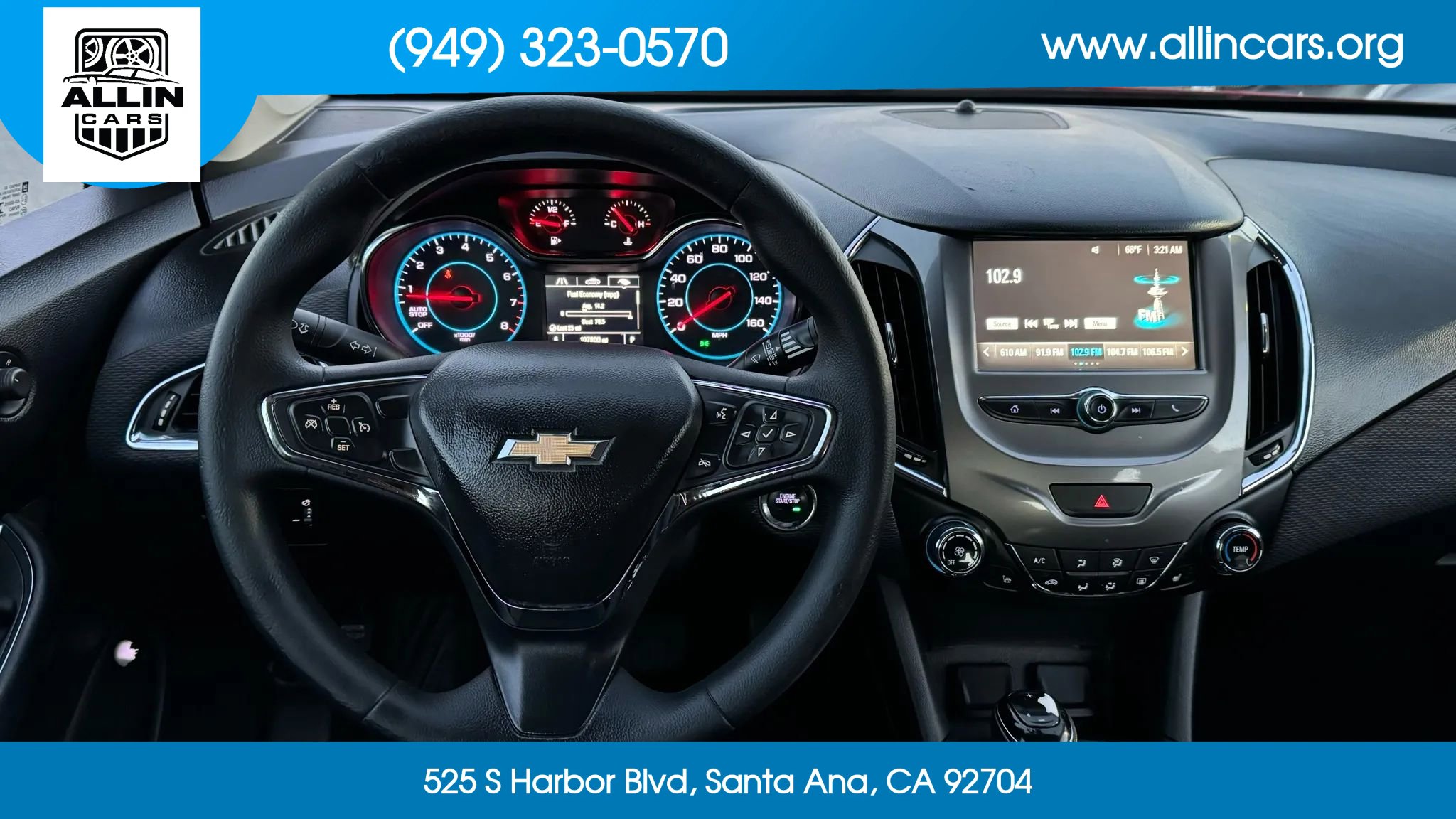 Used 2017 Chevrolet Cruze LT w/ Convenience Package image 9