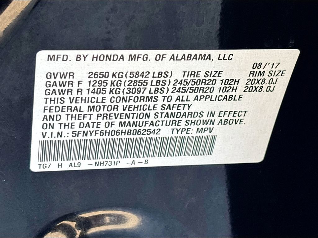 Used 2017 Honda Pilot Elite image 35