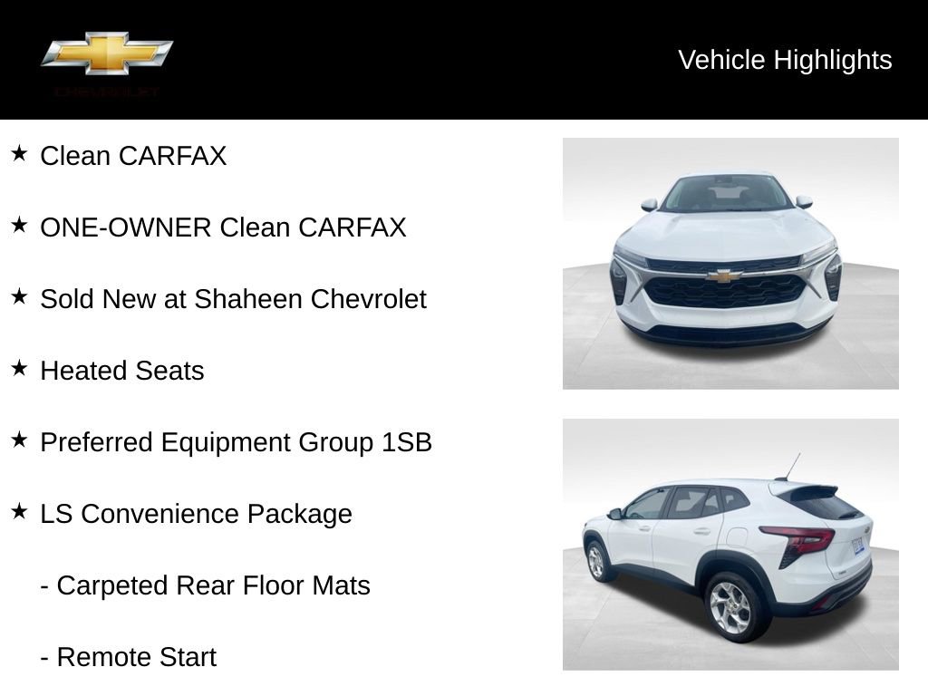 Used 2024 Chevrolet Trax LS w/ LS Convenience Package FWD image 20