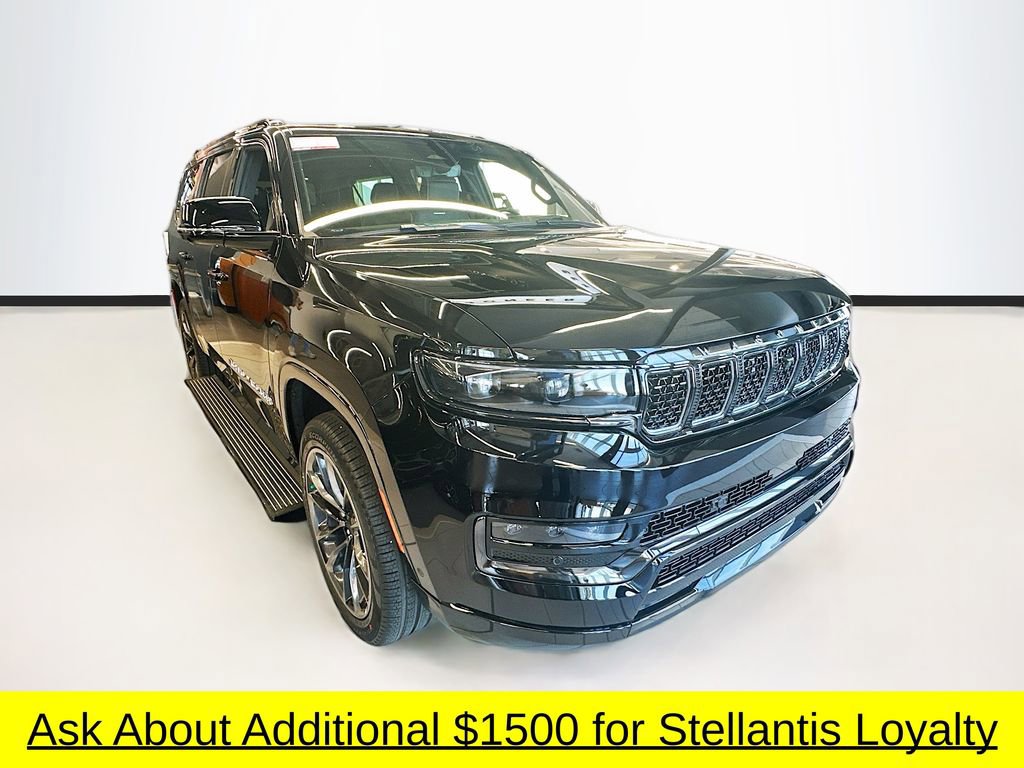 New 2025 Jeep Grand Wagoneer L Series II Obsidian w/ Quick Order Packagew 28T
